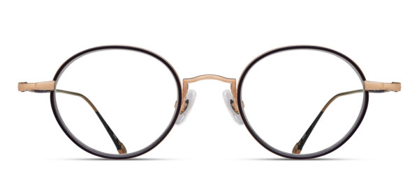 Matsuda 10189HI - mrg-mbk - Matte Rose Gold - Matte Black