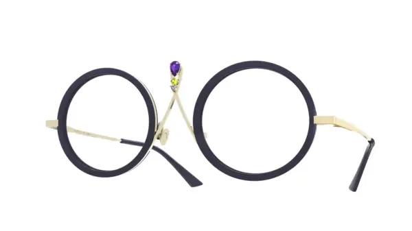 Gamine Tulum - gold/aubergine